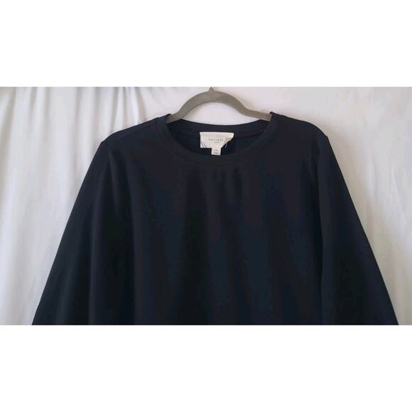 Pomander Place Tuckernuck Black Palmer Lace Ruffle Top XXL - Picture 3 of 9